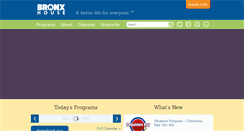 Desktop Screenshot of bronxhouse.org